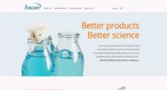 Desktop Screenshot of ancare.com